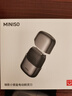 名创优品（MINISO）【热销200w件】剃须刀小方盒mini电动迷你便携刮胡刀往三刀头全身水洗送礼胡须刀便携须刨剃胡子刀 【深空灰】一遍即净/剃须不留黑点 生日节日礼物送父亲送男友超强续航全身可水洗 实拍图