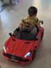 乐威普奔驰授权儿童电动车遥控四轮汽车宝宝礼物小孩玩具车可坐人摇摆车 实拍图