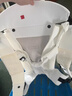 usbeesbaby清凉一夏婴儿背带M坐姿护髋四季通用透气网面外出抱娃神器 牛奶白冰丝棉JDQ 实拍图