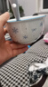 【天天低价】新款釉下彩陶瓷碗餐具套装少女心ins风陶瓷碗勺 初雪一碗一勺活动 实拍图