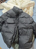 网易严选25新品90鸭绒超蓬羽绒服休闲面包服石墨烯保暖轻量抗菌防泼水 A款25秋冬立领-静谧黑 2XL 实拍图