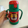 虎牌（TIGER）儿童保温杯婴幼吸管真空水杯MCK-A28C-G小狮子280ml 实拍图