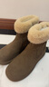 天美意雪地靴秋冬通勤穿搭加绒短靴厚底休闲显瘦百搭靴子保暖女靴 实拍图
