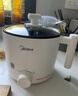 美的（Midea）电煮锅 电热锅 小电锅 宿舍小锅 学生寝室一体泡面小火锅多功能锅 1.7L 电煮锅小型1-2人 XZE1612 实拍图