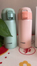 虎牌（TIGER）时尚清新保温杯（直饮盖+吸管盖） MMT-B35C-GM 薄荷绿 350ml 实拍图