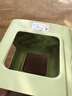 网红塑料凳子30.5cm客厅防滑凳餐桌凳简约可摞叠便携凳浴室凳 绿色【两种款式随机发】 （一个装） 实拍图