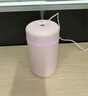 Hulker 【10W+销量加湿器】加湿器 卧室迷你家用办公室桌面车载低噪上加水小型usb空气加湿器 【粉色】420ml大容量/低噪加湿/定时断电 实拍图