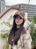 CACUSS棒球帽女冬季格纹保暖大头围鸭舌帽防寒护耳雷锋帽子女 焦糖拿铁 实拍图
