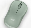 罗技（Logitech）M221 轻音鼠标 无线鼠标 办公鼠标 对称鼠标 带无线微型接收器 薄荷绿 实拍图