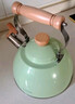 苏泊尔SUPOR 鸣笛不锈钢开水壶 复合底磁通烧水壶 2.5L绿色ES25TS01-G 实拍图