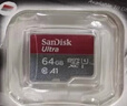 闪迪（SanDisk）64GB TF（MicroSD）内存卡 A1 U1 C10 至尊高速移动版存储卡 读速140MB/s 手机平板游戏机内存卡 实拍图