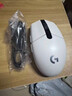 罗技（G）G304 LIGHTSPEED无线鼠标 游戏鼠标 轻质便携 绝地求生FPS鼠标英雄联盟LOL吃鸡 生日礼物 白色 实拍图