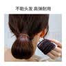优家（UPLUS）皮筋细头绳100根高弹力皮筋扎头发发圈发绳皮套奶咖色教师节礼物 实拍图
