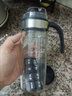 喆系自动开合玻璃防漏油瓶油壶家用酱油瓶醋壶装油罐香油小瓶厨房用品 下单送防滑圈+调料贴  300ML油壶*1 实拍图