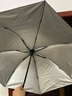 【全网爆款】手动UV折叠雨伞男女晴雨伞两用防晒遮阳黑胶伞 【新人福利】7骨 纯色随机无黑胶 实拍图