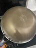 好管家钛炒锅不粘锅无涂层炒锅电磁炉不锈钢纯有钛合金炒锅32cm 实拍图