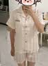 都市丽人冰丝睡衣女2026年新款夏季薄款短袖夏天仿真丝绸高级感家居服套装 实拍图