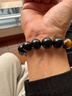 石传百世天然黑曜石手链男士手串招财貔貅转运珠佛珠护身符本命年礼物 实拍图