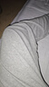 浪莎秋裤男单件纯棉薄款羊毛抑菌护膝男士棉毛裤保暖线裤衬裤深灰 3XL 实拍图