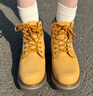CAT卡特经典大黄靴马丁靴男鞋牛皮面固特异户外工装靴P725756P1EDC25 经典款 40 实拍图