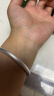 顺庆银楼古法银手镯哑光9999足银男女传承镯子饰品闭口素圈手镯送女友 古法银镯40克-56mm配证书 实拍图