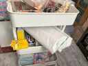 宜家（IKEA）拉斯克家居小推车三层置物架移动茶水桌客厅咖啡桌厨房储物收纳架 【升级款】白色大号 35*45*77cm 实拍图