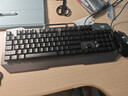 狼蛛（AULA）真机械手感键盘鼠标套装有线背光键盘电竞游戏专用笔记本台式电脑办公键鼠耳机三件套 金属灰【冰蓝光】键鼠套装 实拍图