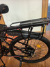 自行车后货架快拆山地车尾架后座架行李架可载人铝合金单车置物架 【铝合金款】半快拆式载人货架 实拍图