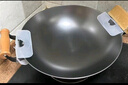典匠 铁锅炒锅无涂层铸铁锅具 加大双耳圆底炒锅燃气灶炒菜锅少油烟 加大加深炒锅（40-808） 40cm 实拍图