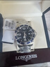 浪琴（LONGINES）瑞士手表 康卡斯潜水系列 机械钢带男表L38414966 实拍图