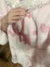 眺德高睡衣女珊瑚绒连帽睡裙冬季加绒加厚学生保暖居家服猫咪印花睡袍 斗篷猫睡衣【100-130斤】 实拍图