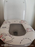 马桶垫子四季通用家用eva防水硅胶泡沫马桶垫套高级感坐便器座垫 嘻嘻狗 2件装 实拍图