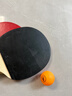 得力（deli） 乒乓球对拍学生儿童成人入门训练品质胶皮弹力耐打娱乐直拍套装  实拍图