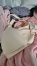 婧麒（JOYNCLEON）哺乳文胸孕妇内衣怀孕期哺乳薄款喂奶文胸产后前开扣无钢圈托聚拢 肤色3128【薄款透气聚拢】 75B 实拍图