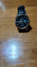 【网红爆款】商务腕表石英运动表休闲皮带男女手表 黑色 实拍图