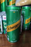 可口可乐（Coca-Cola）怡泉 Schweppes 无糖零卡 柠檬味 苏打水 330ml*24罐 调酒 实拍图