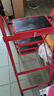 忆琳居梯子家用安全人字梯折叠梯伸缩多功能楼梯便捷扶梯加厚红色四步 实拍图