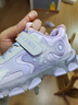 泰兰尼斯冬季儿童运动鞋男女童可控开关闪灯鞋加绒保暖棉鞋粉/紫28 实拍图