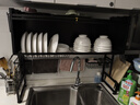 帅仕（shuaishi）厨房置物架水槽沥水架碗架碗碟收纳架水池洗碗储物架 常规款85长 实拍图