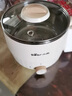 小熊（Bear）电煮锅 宿舍小锅 小电锅 学生寝室一体泡面火锅多功能电热锅 不锈钢0涂层F12H2配蒸笼【政府补贴】 实拍图
