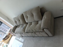 法莎蒂云漫可拆洗沙发床单双人可卧两用床小户型折叠沙发简约书房 2.2米双人位【半拆洗设计 告别污渍烦恼】 【雪尼尔婴儿绒】无粉竹炭海绵+天然异色羽绒（白色） 实拍图