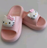 猪爸爸儿童拖鞋女童夏季2025新款室内防滑6-12岁三丽鸥宝宝亲子拖鞋粉22 实拍图