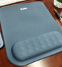 BUBM 记忆棉鼠标垫护腕女手腕垫可爱创意简约硅胶笔记本电脑鼠标腕托滑鼠垫护手护腕垫男JSM-B藏蓝色 实拍图