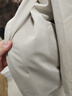 优衣库女装防风拉链连帽外套/内里摇粒绒户外防水472150 01 乳白色 L /160/88A 实拍图