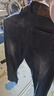 真维斯（Jeanswest）王一博代言牛仔裤男秋冬新款天丝舒适修身直筒高端潮牌休闲裤子男 蓝灰【天丝厚款】 29 码(2尺2) 【建议100-110斤】 实拍图