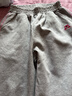 迪士尼（DISNEY）童装儿童女童针织运动长裤耐磨舒弹宽松甜裤子秋冬DB431ME19灰160 实拍图