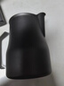 京东京造 尖嘴拉花杯304不锈钢加厚奶泡杯花式咖啡壶600ml拉花缸 星空黑 实拍图