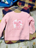 MARK FAIRWHALE马克华菲童装卫衣冬季男女童加绒加厚2025新款卡通休闲运动裤子 M小熊爱心粉色 130 实拍图