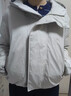 优衣库合作款/女装男装PUFFTECH空气棉服连帽外套480064 02 浅灰色 M 实拍图