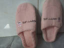 小熊小兔新款秋冬季情侣保暖学生男拖鞋女厚底防滑外穿居家棉拖鞋 小熊小兔棉拖-粉色 38-39 适合37-38 实拍图